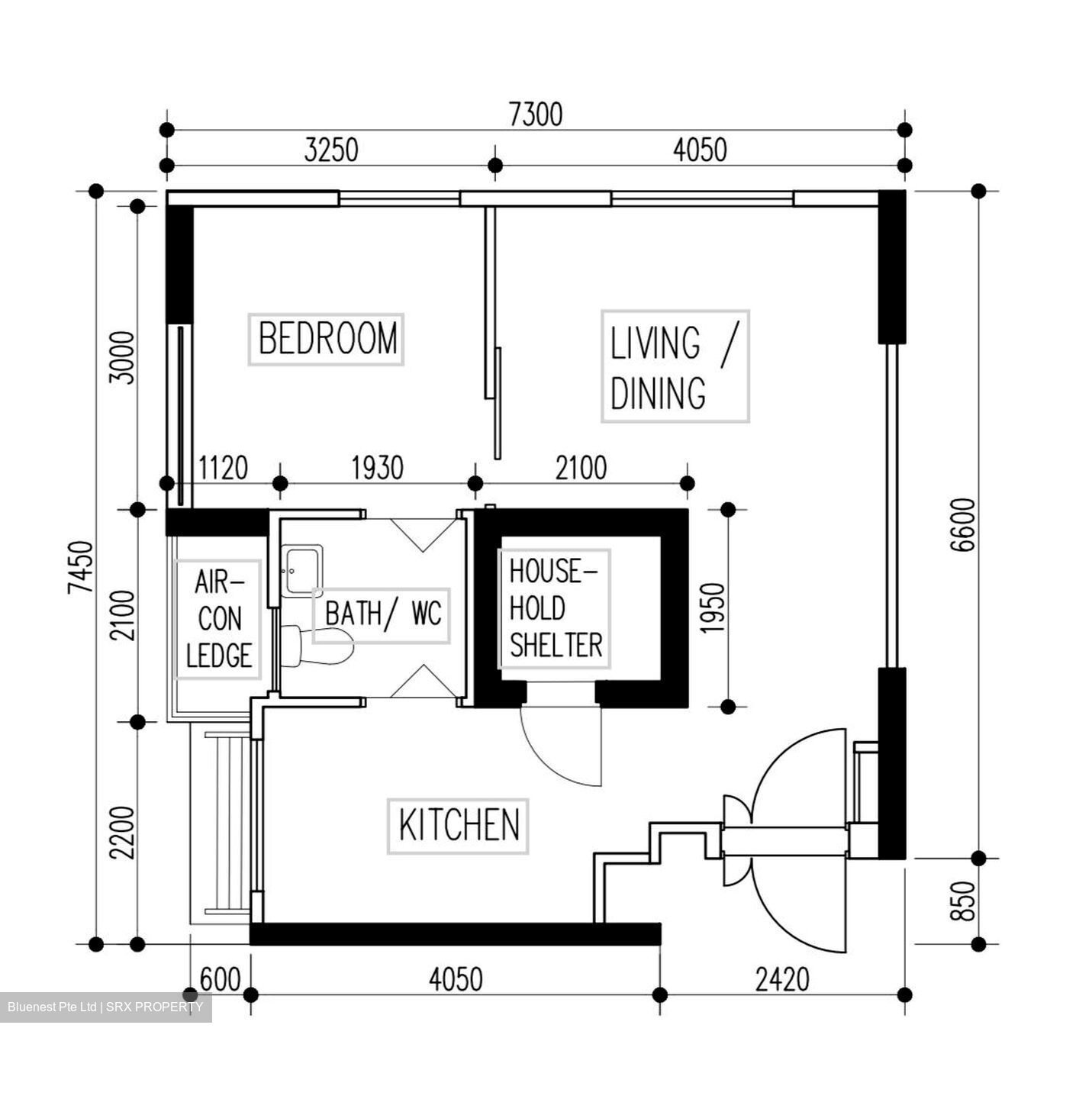 Blk 118A Plantation Grove (Tengah), HDB 2 Rooms #429842391